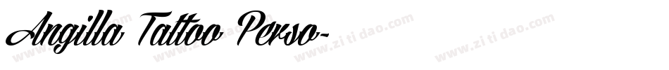 Angilla Tattoo Perso字体转换